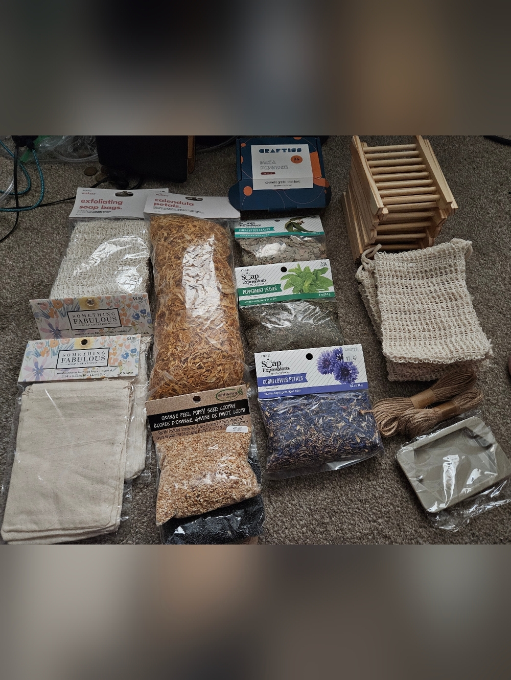 Large Soap Making Supply Lot NEW